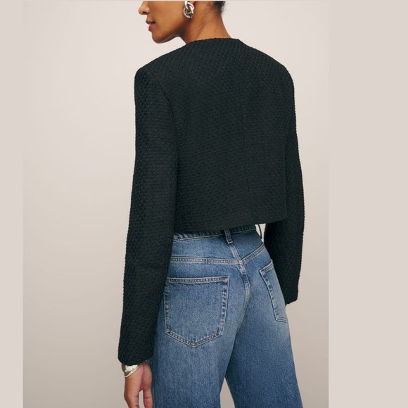 Reformation Trista Jacket + Black - Picture 3 of 15